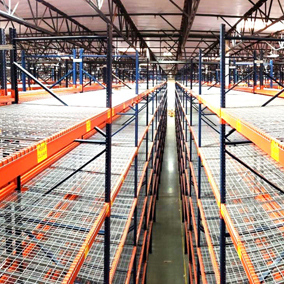 GLOBAL Storage Wiremesh Decking & Shelving is designed to sit on your existing beams and act as a shelf.